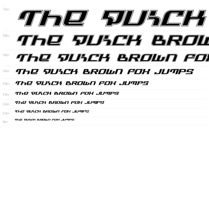 Infinity Formula Academy Italic Waterfall