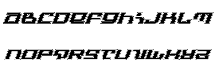 Infinity Formula Academy Italic Font LOWERCASE
