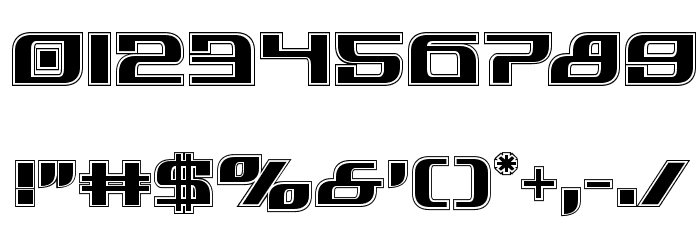 Infinity Formula Academy Font OTHER CHARS