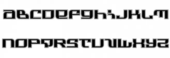 Infinity Formula Academy Schriftart Kleinbuchstaben