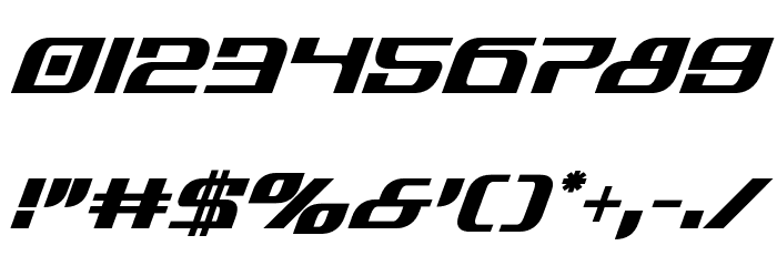 Infinity Formula Bold Italic Font OTHER CHARS