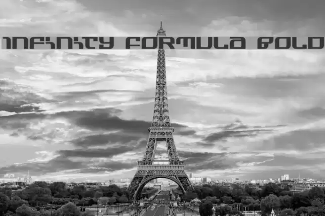 Infinity Formula Bold Font examples