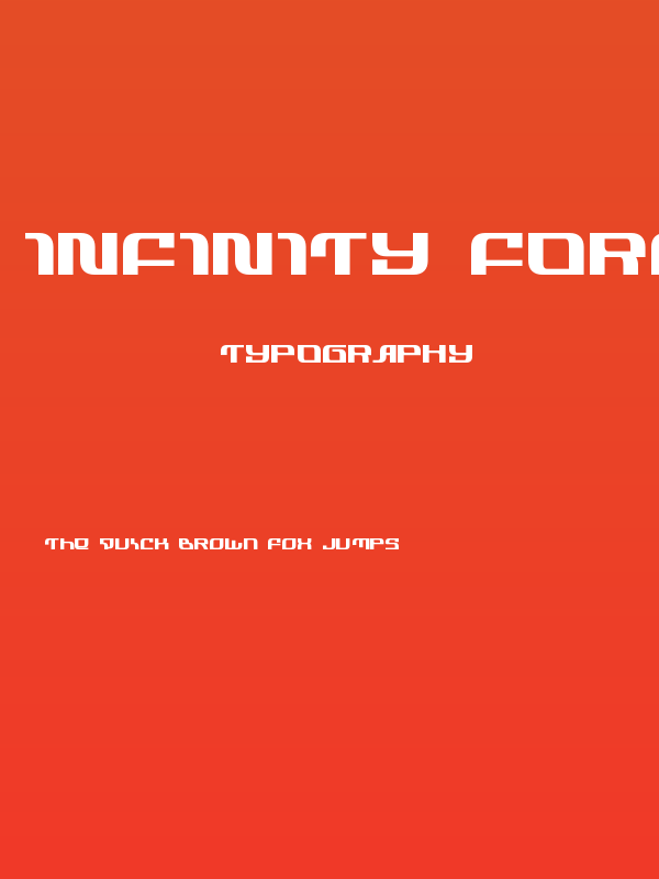 Infinity Formula Bold Poster