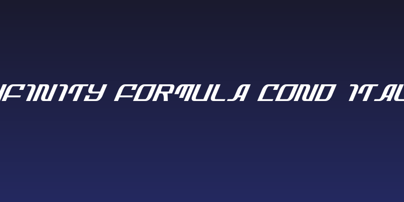 Infinity Formula Cond Italic Social Header