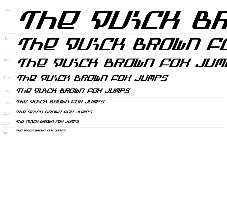 Infinity Formula Cond Italic Waterfall