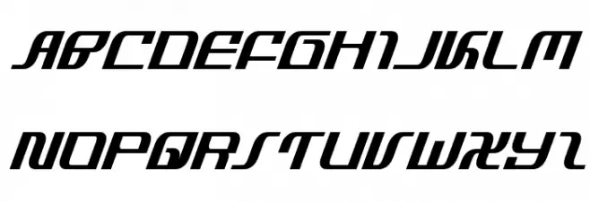 Infinity Formula Condensed Italic फ़ॉन्ट अपरकेस