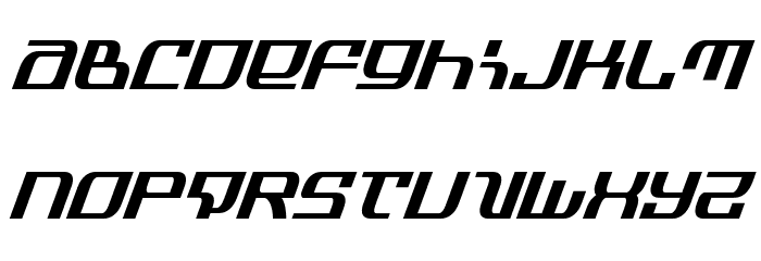 Infinity Formula Condensed Italic Font LOWERCASE
