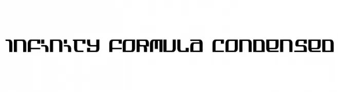 Infinity Formula Condensed  नि: शुल्क फ़ॉन्ट्स डाउनलोड