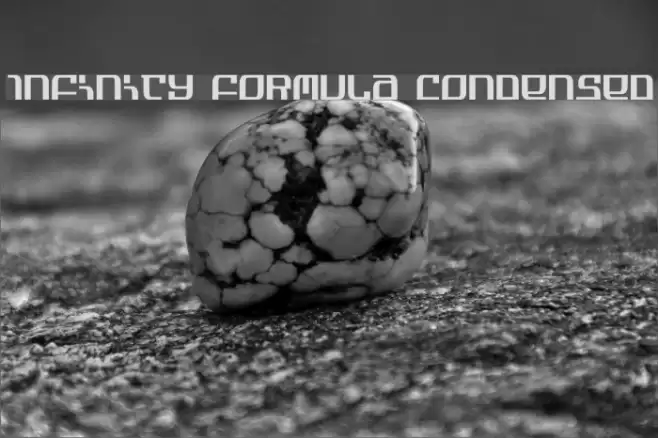 Infinity Formula Condensed Font examples