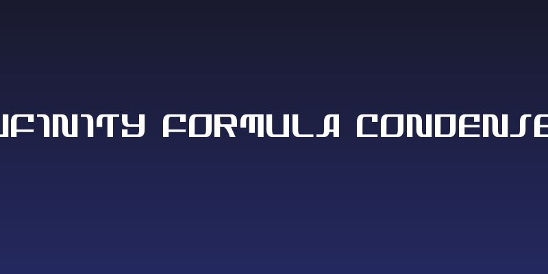 Infinity Formula Condensed Social Header