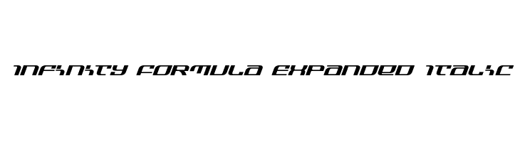 Infinity Formula Expanded Italic  Fuentes Gratis Descargar
