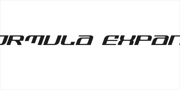 Infinity Formula Expanded Italic Logo