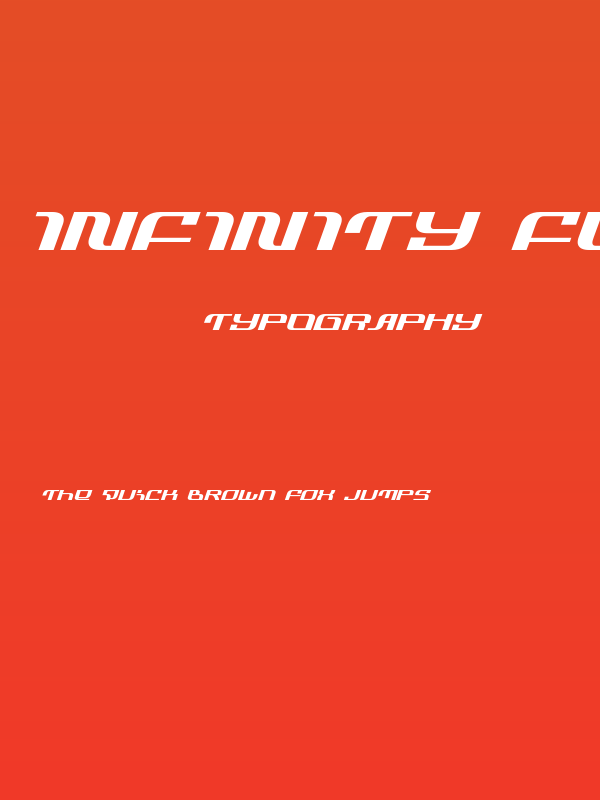 Infinity Formula Expanded Italic Poster