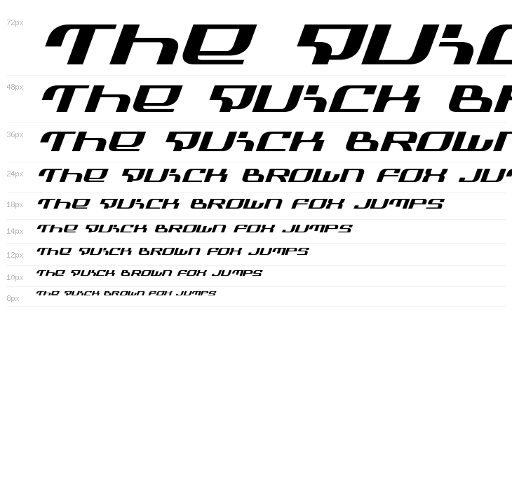 Infinity Formula Expanded Italic Waterfall