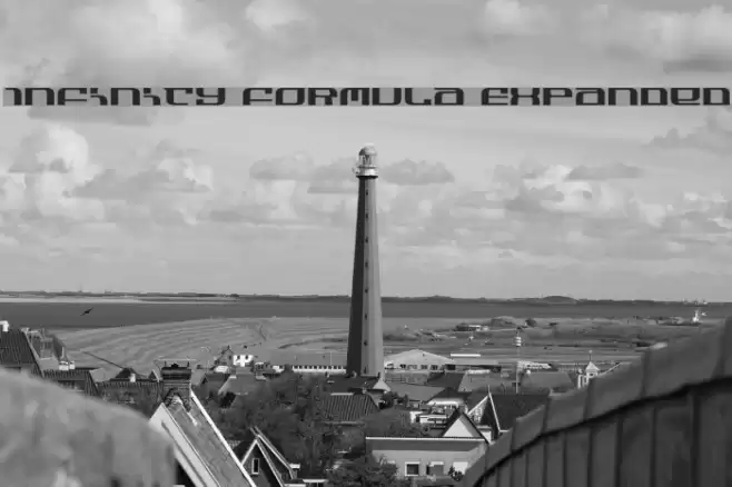 Infinity Formula Expanded Font examples