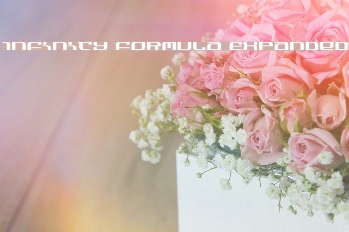 Infinity Formula Expanded Font examples
