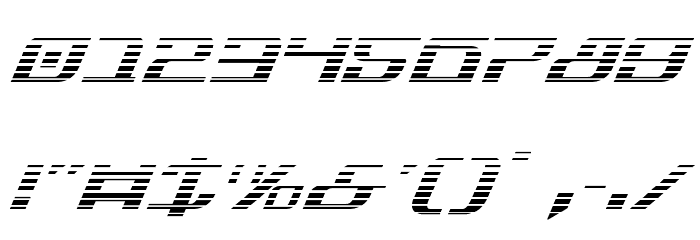 Infinity Formula Gradient Ital Font OTHER CHARS