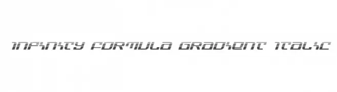Infinity Formula Gradient Italic  नि: शुल्क फ़ॉन्ट्स डाउनलोड