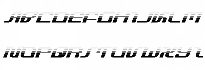 Infinity Formula Gradient Italic Font Litere mari