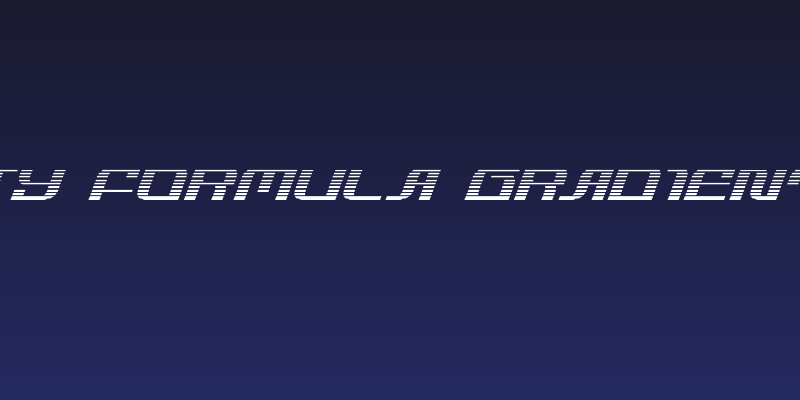 Infinity Formula Gradient Italic Social Header