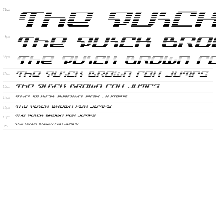 Infinity Formula Gradient Italic Waterfall