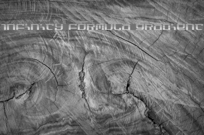 Infinity Formula Gradient Шрифта examples