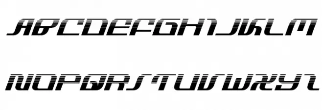 Infinity Formula Halftone Italic Font Litere mari