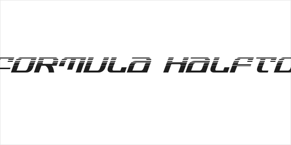 Infinity Formula Halftone Italic Logo