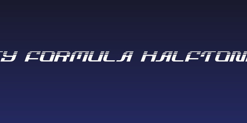 Infinity Formula Halftone Italic Social Header