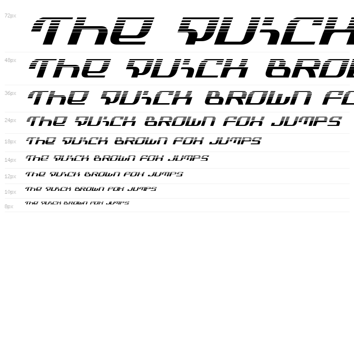 Infinity Formula Halftone Italic Waterfall