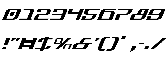 Infinity Formula Italic Font OTHER CHARS