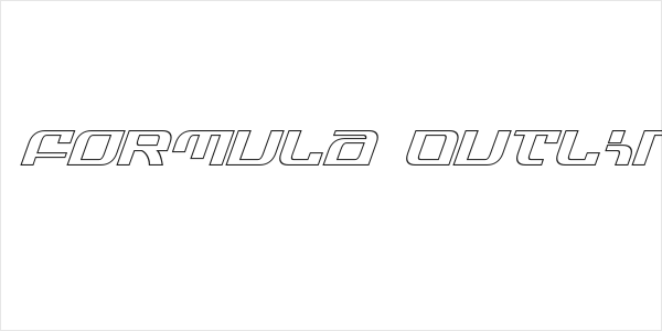 Infinity Formula Outline Italic Logo