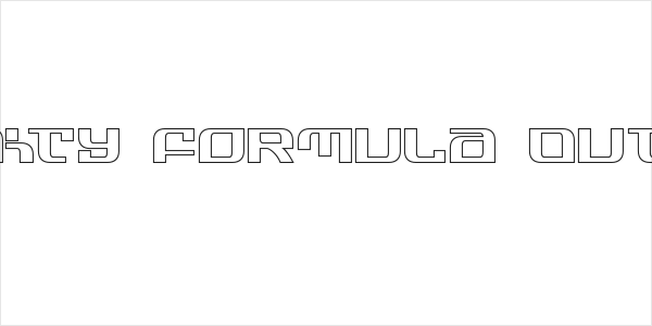 Infinity Formula Outline Logo