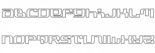 Infinity Formula Outline Fonte MINÚSCULAS