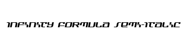 Infinity Formula Semi-Italic  नि: शुल्क फ़ॉन्ट्स डाउनलोड
