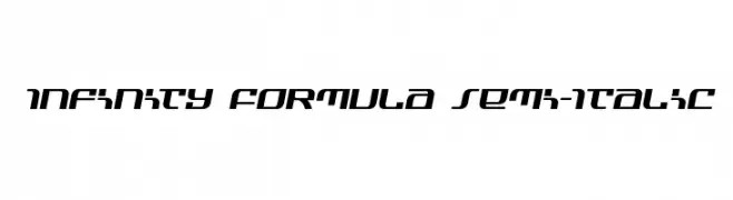 Infinity Formula Semi-Italic  フリーフォントのダウンロード