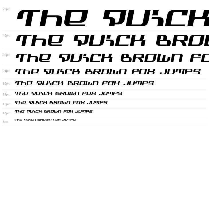 Infinity Formula Semi-Italic Waterfall