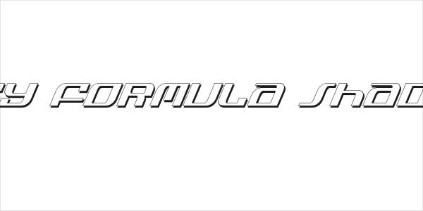 Infinity Formula Shadow Ital Logo