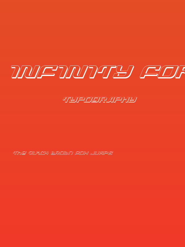 Infinity Formula Shadow Ital Poster