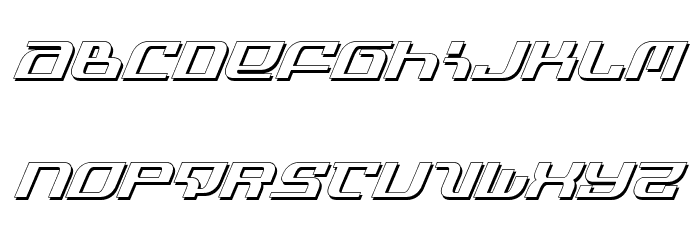 Infinity Formula Shadow Ital Font LOWERCASE