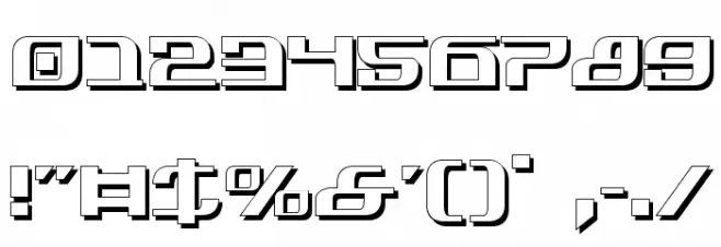 Infinity Formula Shadow Шрифта ДРУГИЕ символов
