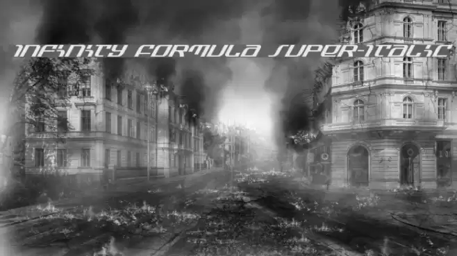 Infinity Formula Super-Italic Font examples