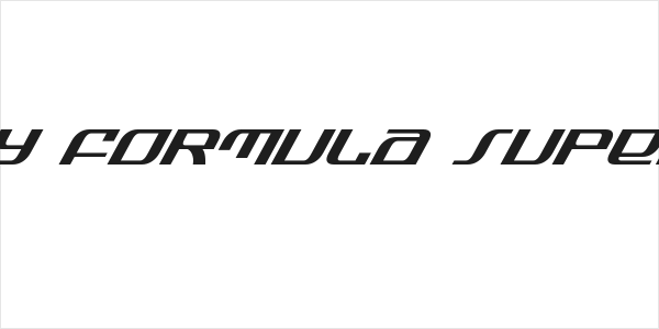 Infinity Formula Super-Italic Logo