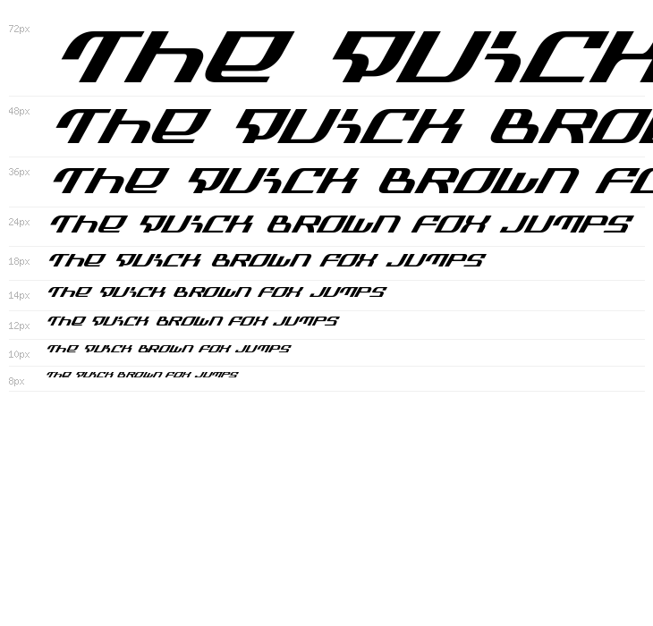 Infinity Formula Super-Italic Waterfall