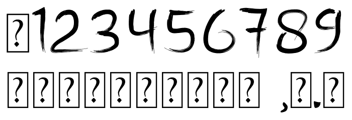 Infinity Freaks フォント その他の文字