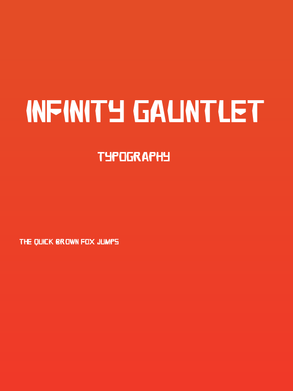 Infinity Gauntlet Poster