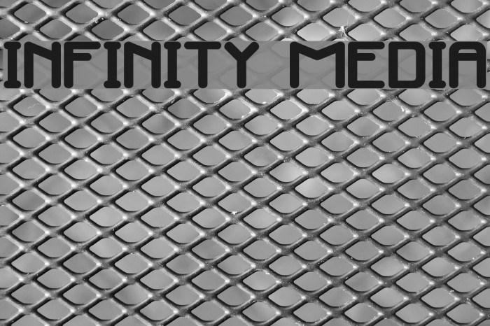 Infinity Media Font examples