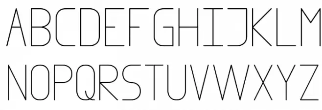 Infinity 1 Schriftart Groß