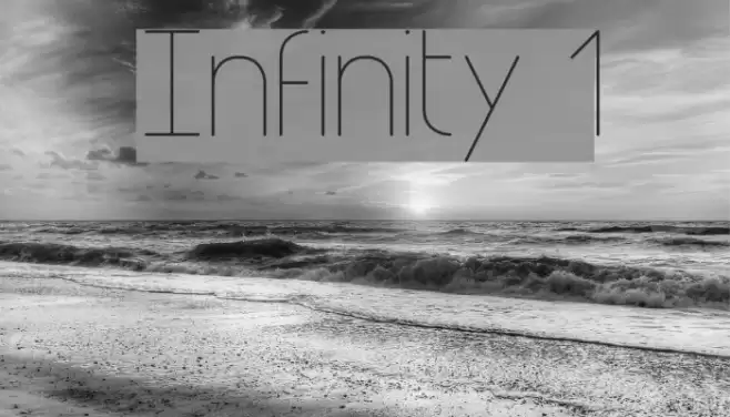 Infinity 1 Font examples