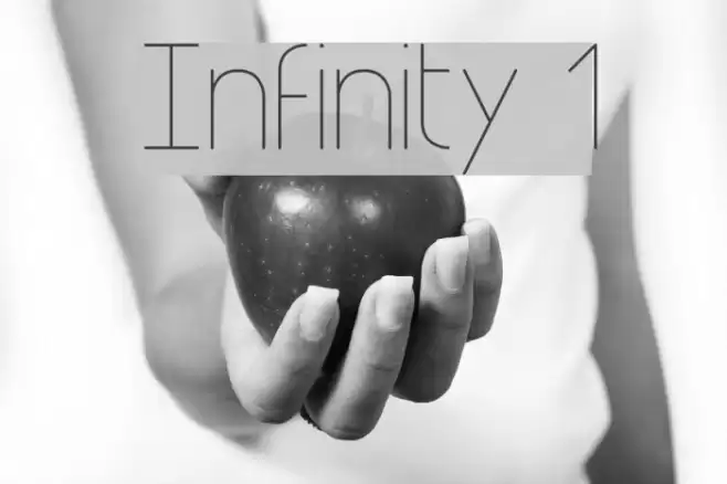Infinity 1 Font examples